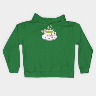 love you so matcha, matcha Kids Hoodie